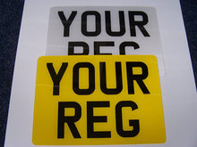 Load image into Gallery viewer, Square Registration Plate for Car or Van