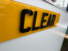 Load image into Gallery viewer, 4D Clear Neon Laser Cut Style Number Plates