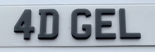 Load image into Gallery viewer, 4D 6mm Gel Style Number Plates