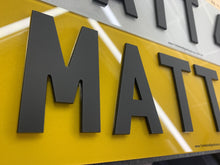 Load image into Gallery viewer, 4D Laser Cut MATT Effect Number Plates