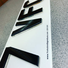 Load image into Gallery viewer, 4D Clear Neon Laser Cut Style Number Plates