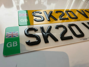 3D Gel Plates with EV Flash & Badge