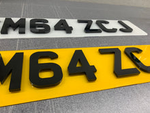 Load image into Gallery viewer, 4D 5mm Laser Cut Style Number Plates
