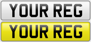 Standard Oblong Number Plate