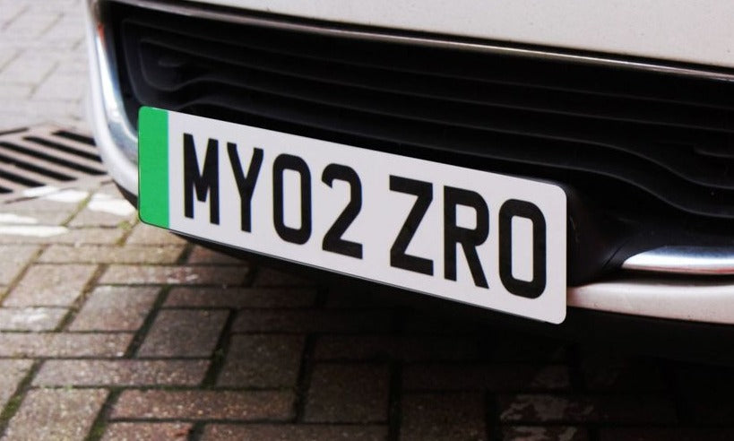 GREEN Electric Car Number Plates